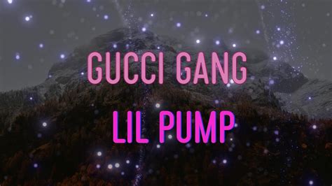 gucci gang realak lyrics|gucci gang song lyrics.